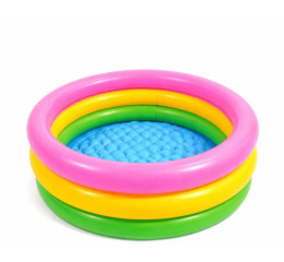 PISCINA INFANTIL 120LTS 3 ANEIS CORES MR297